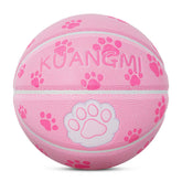 Front view of Kuangmi Pink Series Basketball